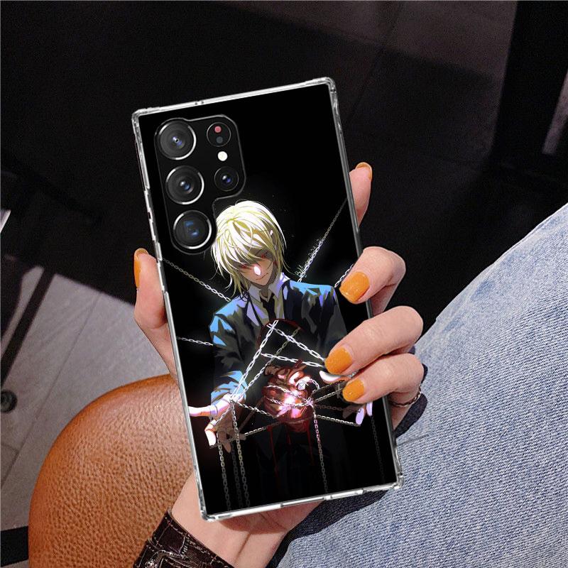 Huner X-Hunters Kurapika Phone Case For Samsung Galaxy S24 S25 Edge S26 Ultra S23 S22 S21 Plus S20 FE + Personalized Print Cover