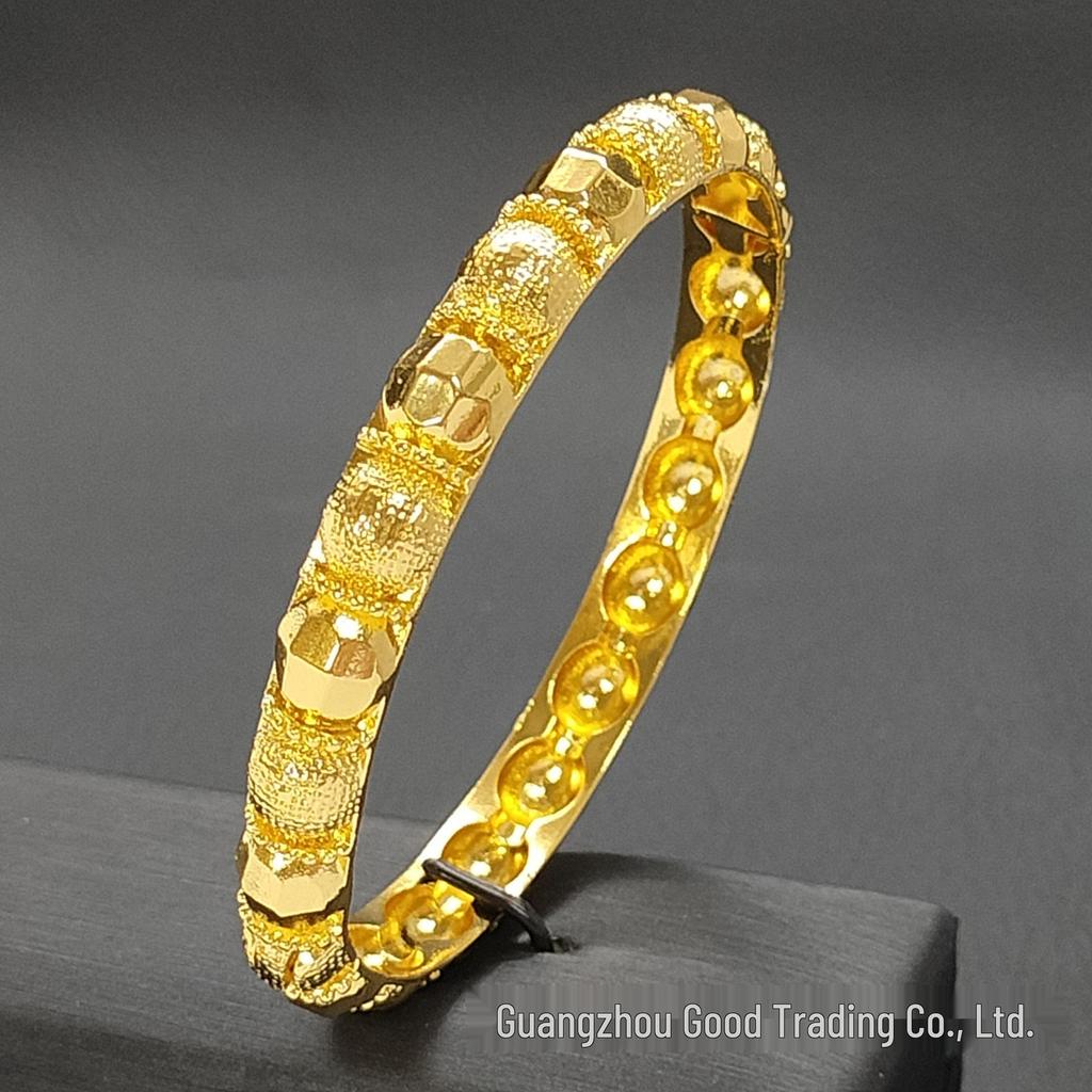 Bracelet de mariée Bollywood plaqué or 24 carats: Bijoux de mariée pour femmes