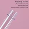 5Pcs 40Ml Transparent Mask Bath Salt Test Plastic Tube With Aluminum Cap Empty Clear Pet Cosmetic Tube