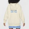 Nike Sportswear Club Fleece Girls' Oversized Pullover Hoodie Coconut Milk College Grey HJ3371-113