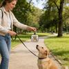 Canvas Pet Training Pouch PVC Snack Pouch Portable Dog Treat Pouch  Outdoor Walking