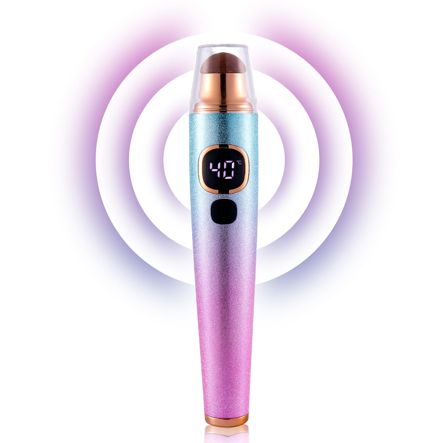 

Массажер для глаз с каменными иглами, нагревательный инструмент/роллер-палочка с метеоритом, уменьшает морщины, усталость, отечность, темные круги, иглоукалывание