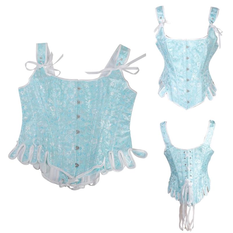 Push Up Corset Vest Top Women Body Shaper Tops Jacquard Bustier Waist Cincher Shapewear Top for Girls