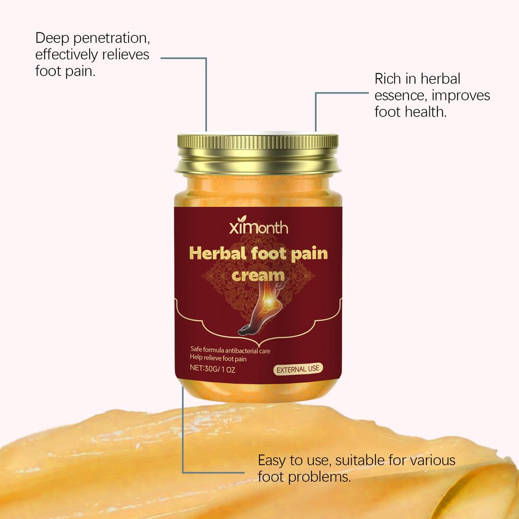 Ximonth Herbal Foot Care Cream Gentle Soothing Formula For Relaxing Foot Massage And Moisturizing Treatment