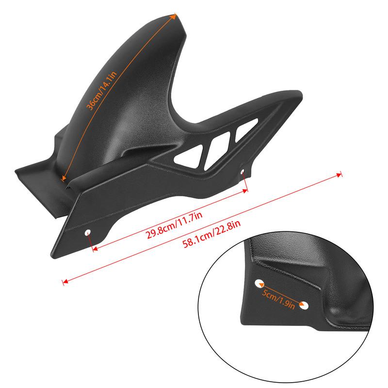 Rear Fender For HONDA NC700X NC700S NC750X NC750S NC750XD Motorcycle Hugger Rear Mudguard Wheel Splash Guard NC700 NC750 ABS