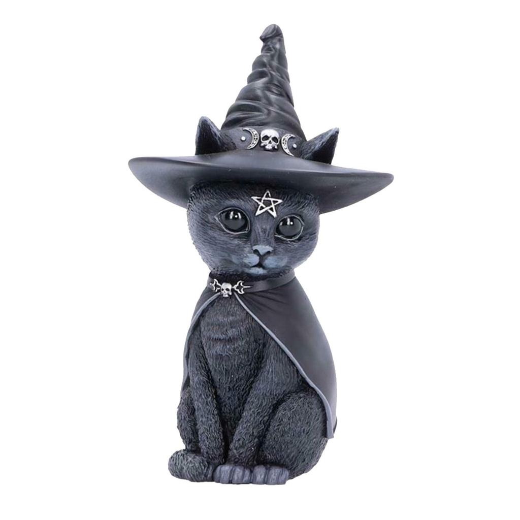 Cat Resin Crafts Independent Station Sculpture Window Desktop Decoration