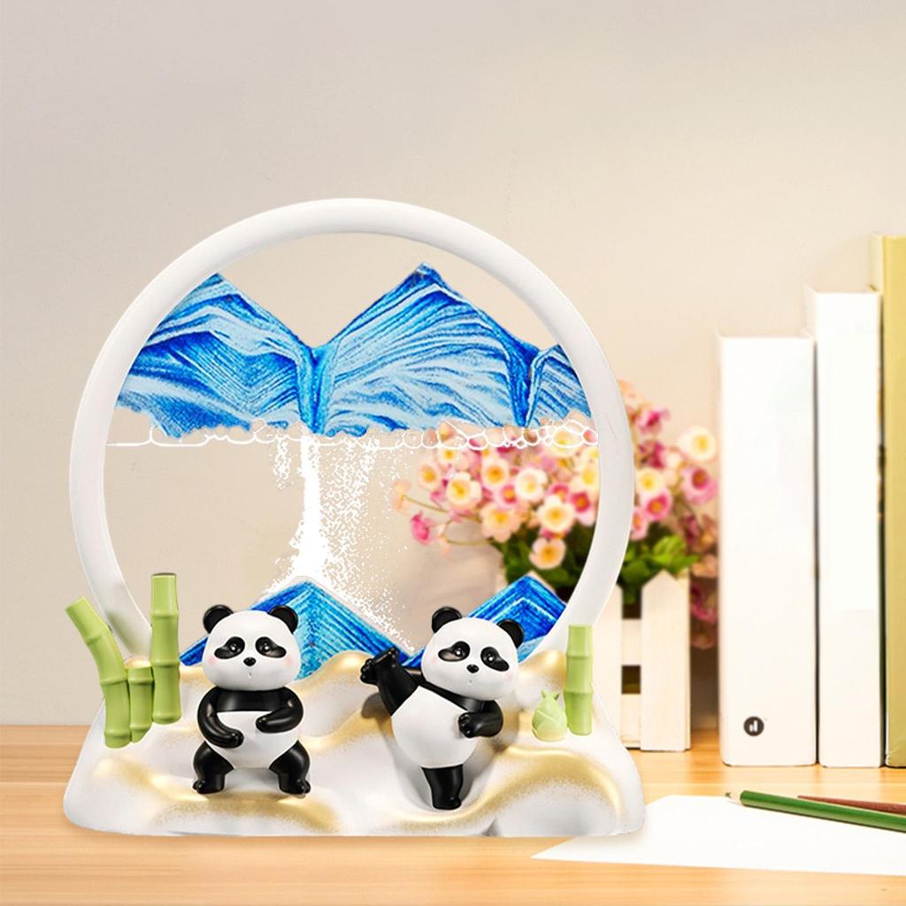 Moving Sand Art Picture Decorative Crafts 3D Dynamic Sand Art Liquid Motion