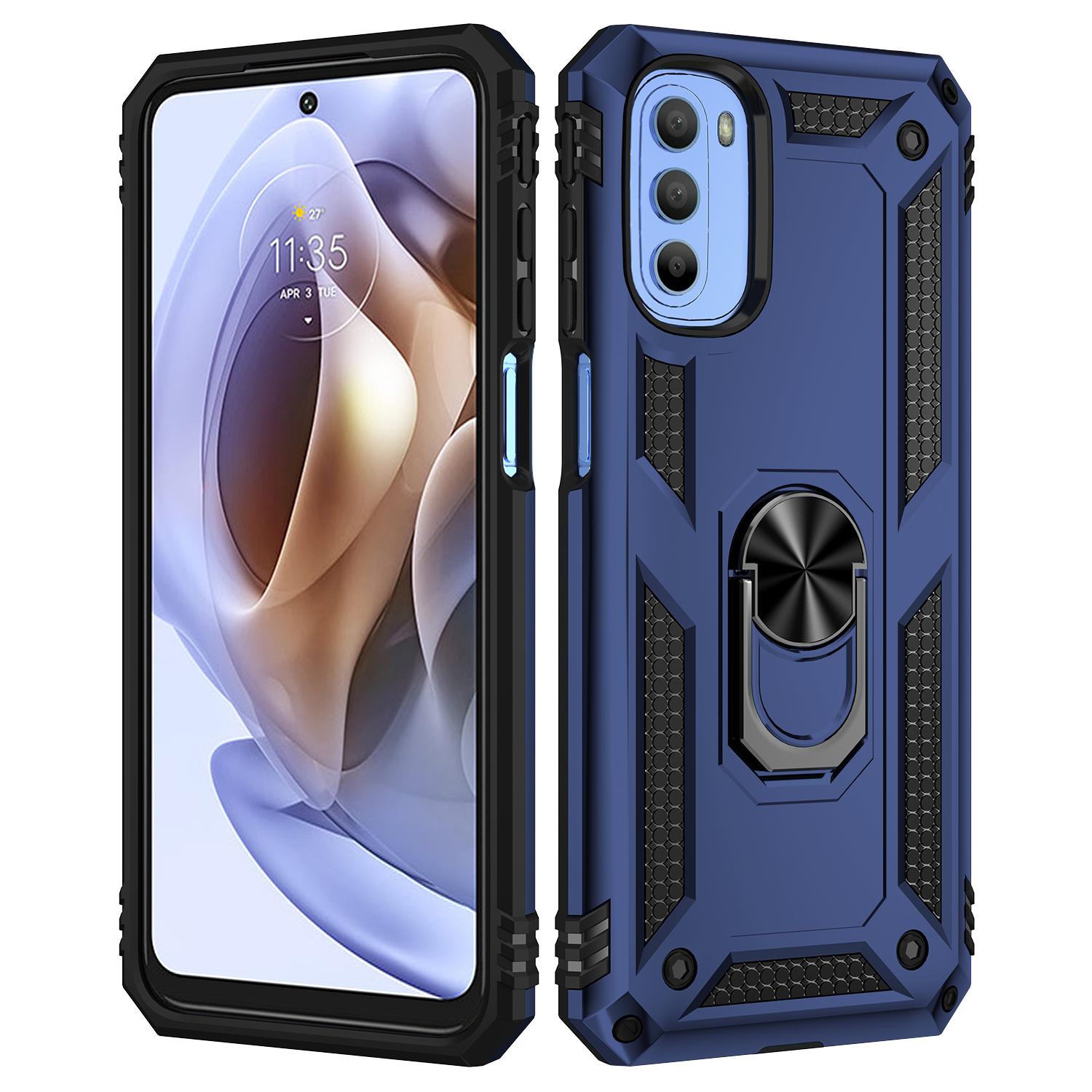 

Чохол для Motorola Moto G31 G41 Протиударний бампер Armor Military Protective Magnetic Holder Ring Case Cover for Moto G 31 41 for Moto G31