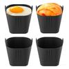 4Pcs Air Fryer Baking Ramekins Silicone Mold Cups Easy Release Nonstick Bakeware Ramekins for Air Fryer Egg Mould 1