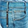 Titanium Alloy Telescopic Toothpick Keychain Pendant Gift Fruit Fork Camping Pocket Toothpick Holder Unpacking Tool