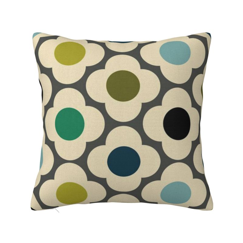 Custom Early Bird Granite Cushion Cover 40x40cm Orla Kiely Floral Velvet Cute Pillow Case Home Decoration