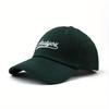 High Quality Letter Embroidered Baseball Cap Fashionable and Versatile, Casual and Eye-catching, Small Couple's Duckbill Cap