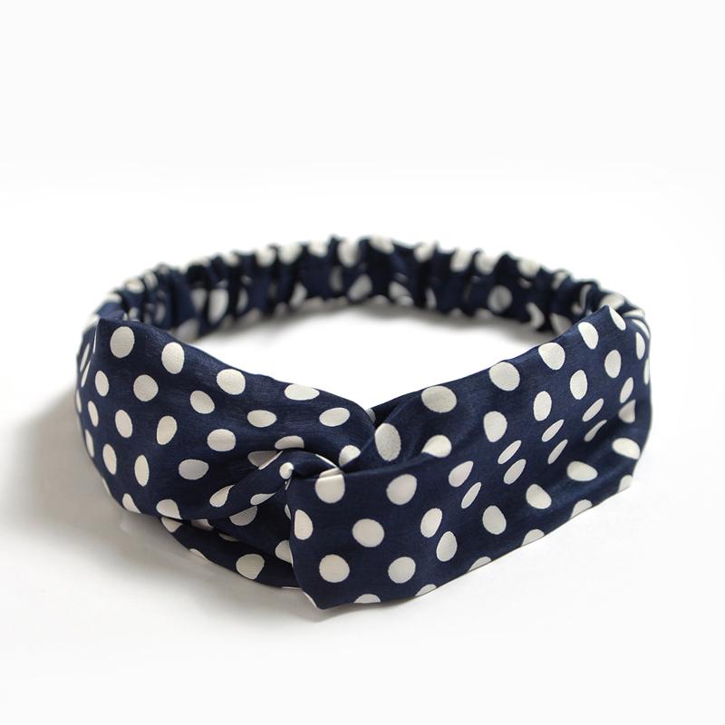 Fashion Women Girls Summer Bohemian Hair Bands Print Headbands Vintage Cross Turban Bandage Bandanas HairBands Hair Accessories