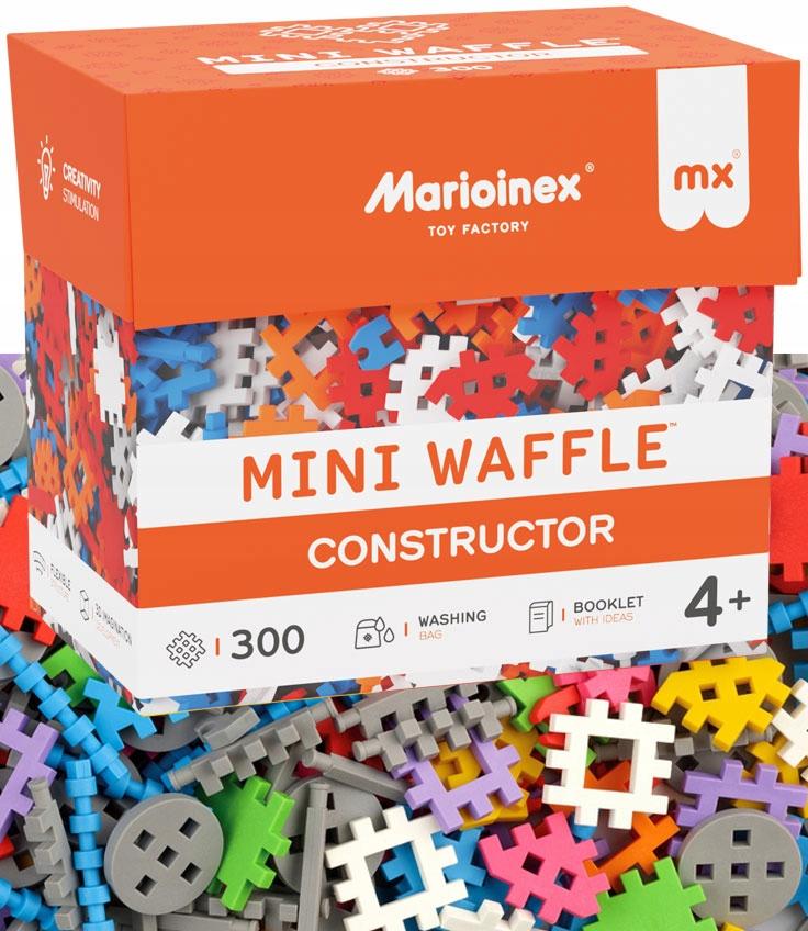 Marioinex Waffle Mini Constructor Blocks, 300 pcs