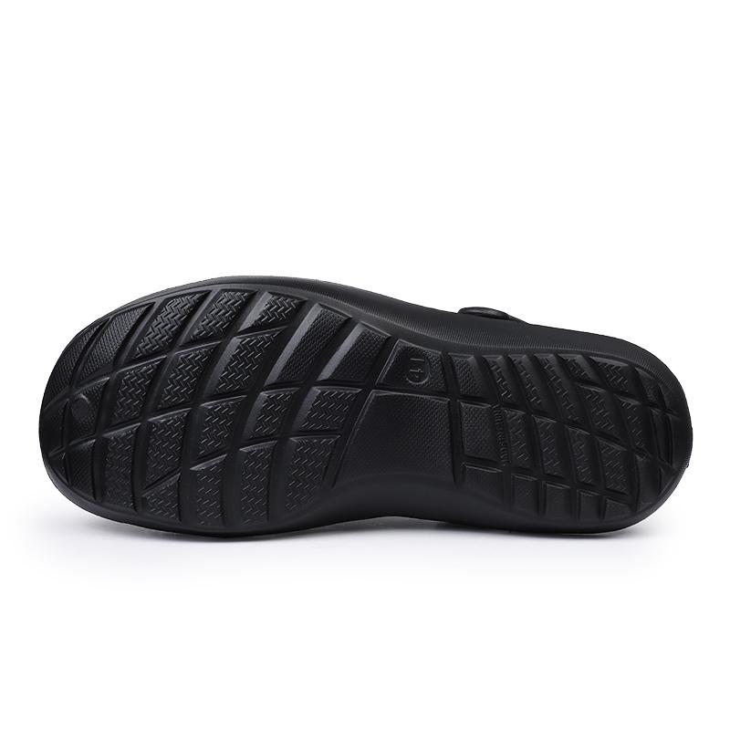 Men Summer Anti-slip Soft EVA Slippers Male Outdoor Hole Garden Sandals Casual Breathable Comfortable Flat Indoor Shoes