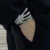 Arm Ring Bracelet Dark Style Adjustable Skull Hand Wristband Clothes