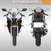 Motorcycle 12LED Turn Signal Light Double Color 12V 10mm LED Moto Indicator Light Blinker For Honda Motorcycle Turn Signal Lamp