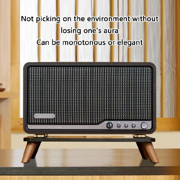 Small Speaker Platform Wood Acrylic Universal Wooden Speaker Mount Multiple Purpose Sound Holder for Device M330