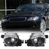 Fog Light Bezel Durable Easy Installation Round Right/Left Lamp Housing Replacement 63176943415 63176943416 for BMW 7 Series E65 E66 E67