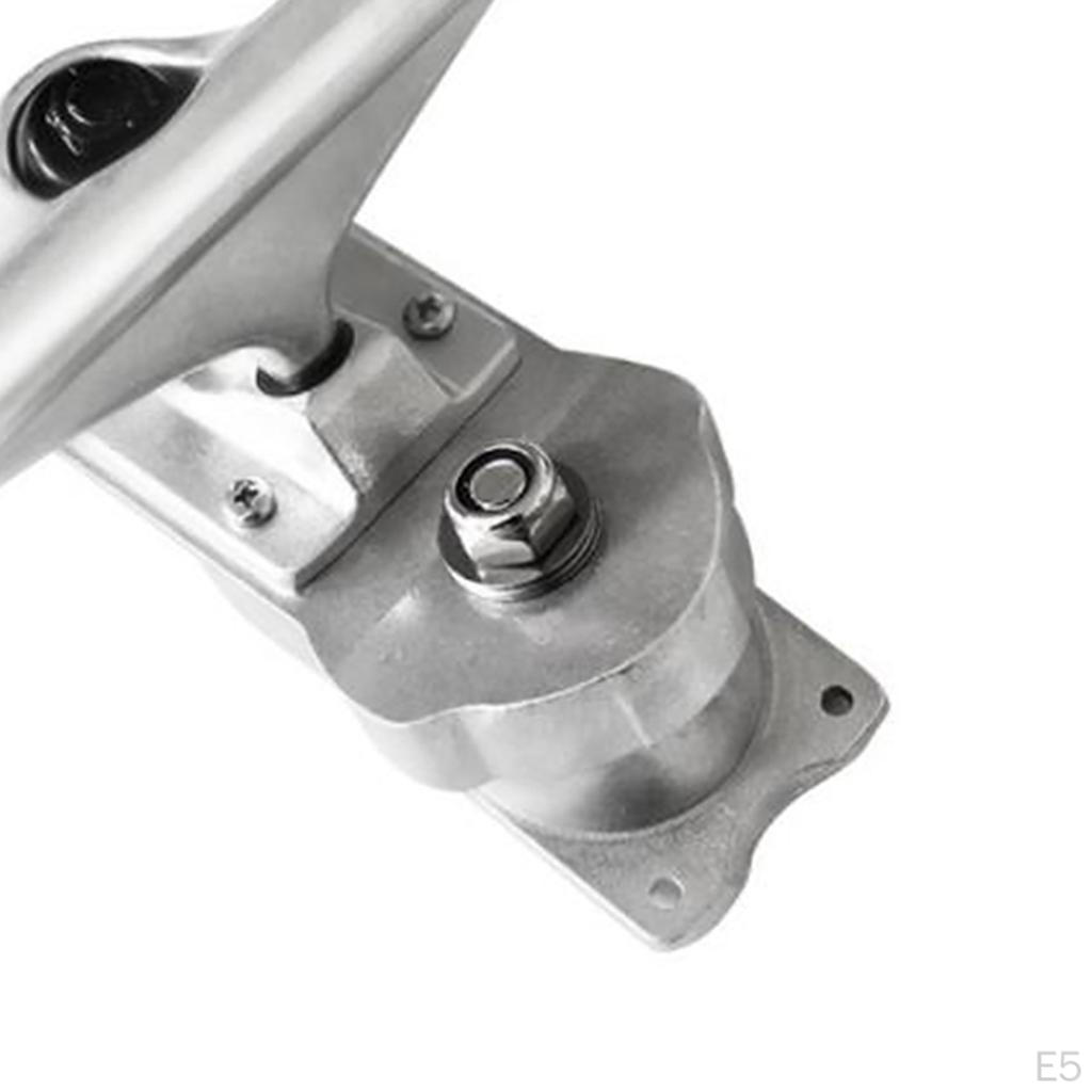 1 Pair Universal Skateboard Trucks 6.25 Inches 158mm Pads Hardware Set(Pack of 2)