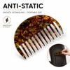 Acetate Hair Styling Combs Half-Round Grooming Comb  Salon Hair Styling Tool