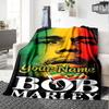 Bob Marley Personalizovaná deka se jménem Dárková personalizovaná deka Měkká teplá útulná Všestranná pro ložní prádlo obývací pokoj pohovku gauč Celoroční použití
