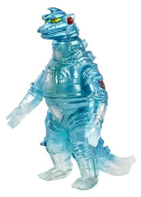 Character Contents Production Middle Size Series Godzilla EX Mechagodzilla Ice Silver 120mm PVC Finished Soft Vinyl Figure (Ccp) [7th Edition] (1974)