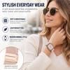 5er-Pack Schlaufen-Gewebe-Nylon-Uhrenarmband mit Magnetschnalle, Verstellbares Armband-Zubehör für Apple Watch 42/44/45/46/49mm