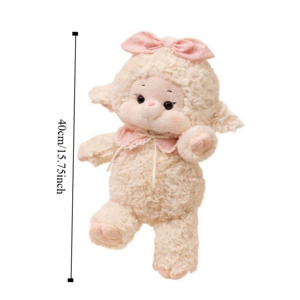 Cartoon Lamb Plush Toy Fluffy Animal Fluffty Doll Creative Sheep Plush Doll  Home Decor
