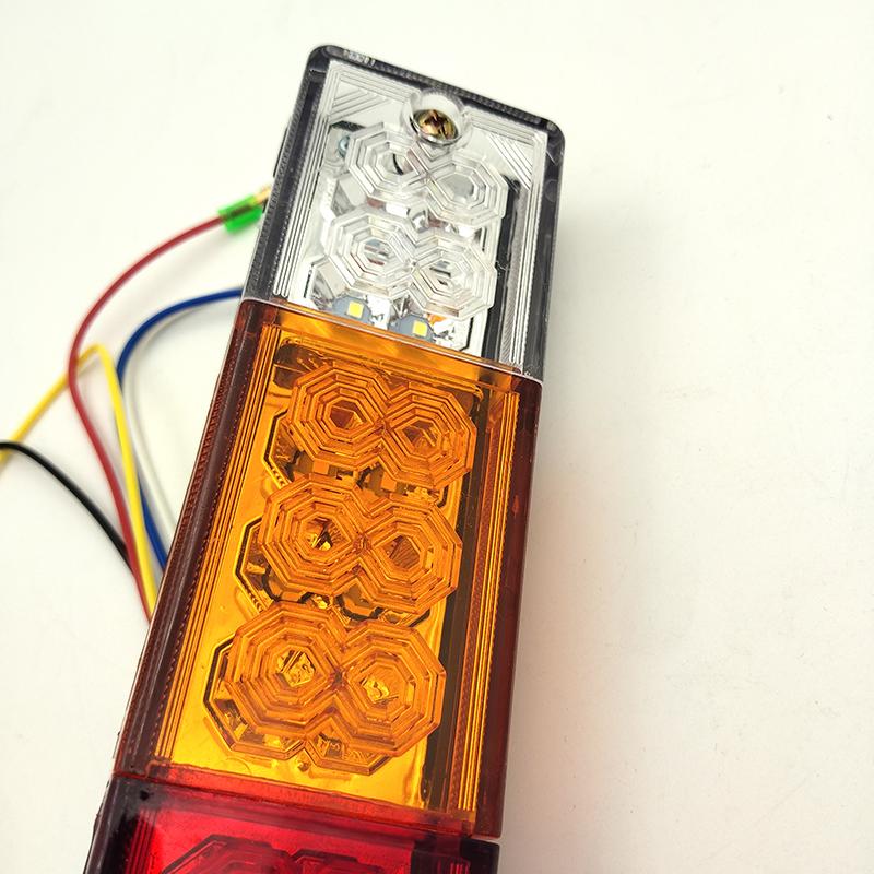 LED Style Taillight Assembly Compatible with 12V-24V Voltage for Automotive/Manual/Modification High Quality Replacemen
