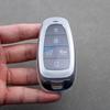 Fully Transparent Tpu Car Smart Key Fob Case Cover Keychain Compatible With Hyundai Sonata Tucson Cruz Ioniq 5 Palisade Nexo