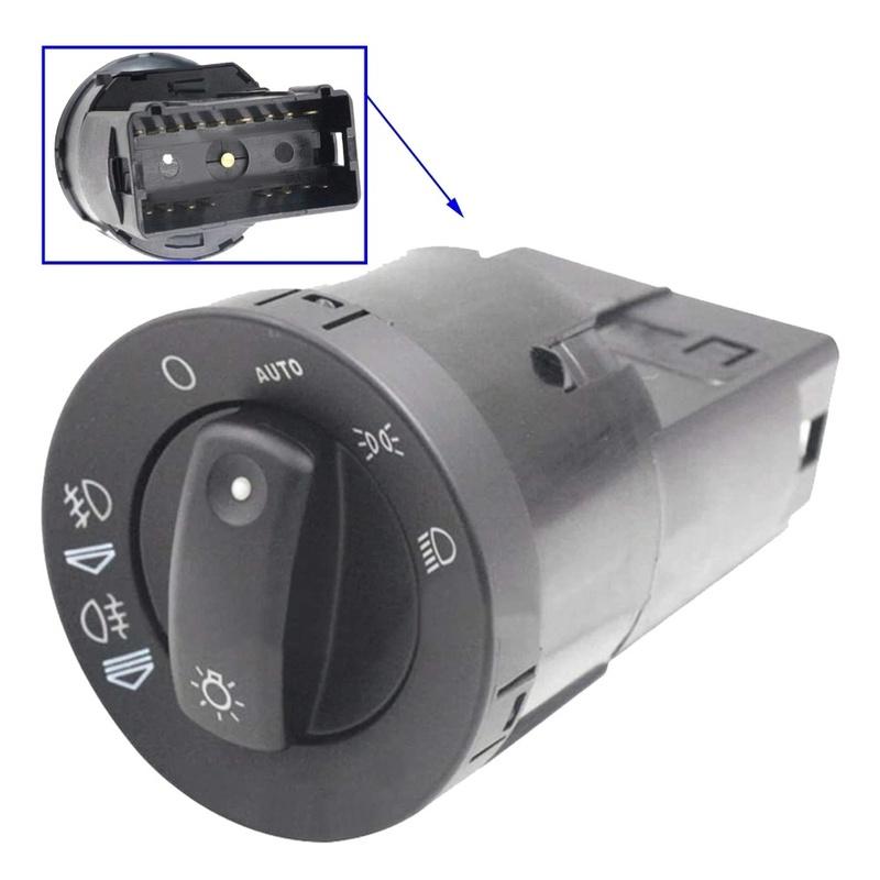 Replacement Car Headlight and Fog Light Control Switch for For A4 B6 B7 2001 2008 and Exeo 2008 2013 OEM 8E0941531D