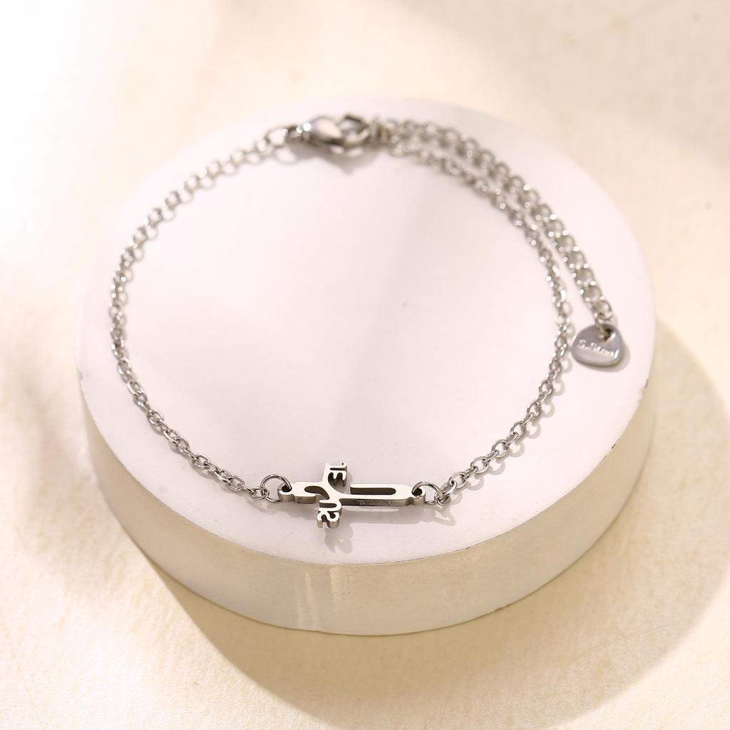 Stainless Steel Animal Fruit Bracelet - Kitten, Puppy, Strawberry Design