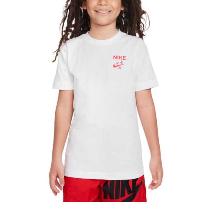 

Nike Kids T Shirts Crew Neck Moderate FD3988-100 S
