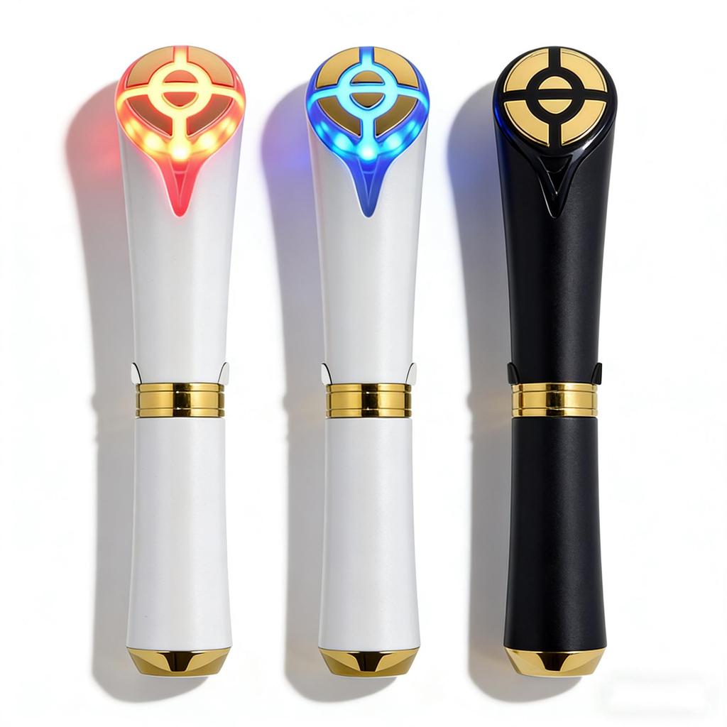 Portable EMS Beauty Device for Face Lifting & Tightening with Red Light & Heat - Gift Box Packaging