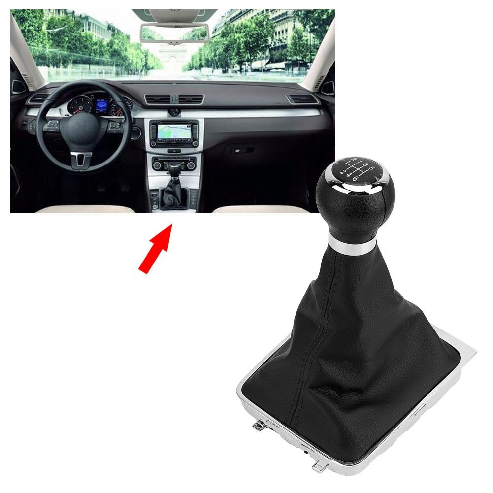 Zestaw Pokrowców na Dźwignię Zmiany Biegów Samochodu Manualnego 6-biegowego do Passata B6 3C 2005 2010