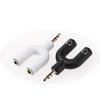 3,5mm Stereo Y Splitter Audio Stecker Auf 2 Weibliche Mic Headset Jack Stecker Adapter Neu