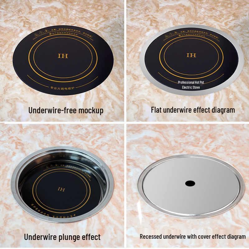 Shengxi High-Power Induction Cooktop: Commercial-Grade, Round, Embedded, Ideal for Stir-Fry and Home Use