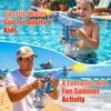 UROINT Kids Electric Water Gun, Powerful Automatic Water Gun Blaster Toy with LED Light, Electric Super Soaker Water Gun, Long Range 8m, Pool Party