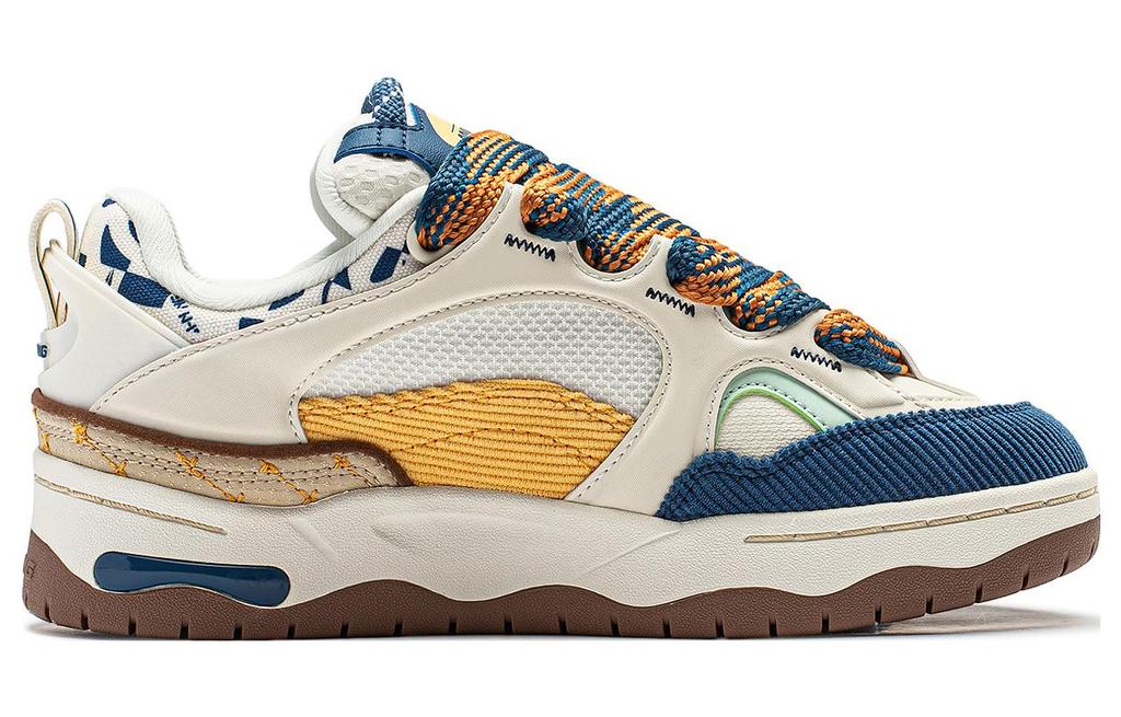 Li Ning CF Tracing, Comfortabele En Ademende Demping, Slijtvaste Lage Casual Schoenen Dames Ecru AGCT330-4