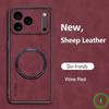 Luxury Leather Shockproof Phone Case For iPhone 17 Pro Max 17Air 16E 15 14 Plus 13 12 PU+TPU Magnetic Sheepskin Soft Back Cover