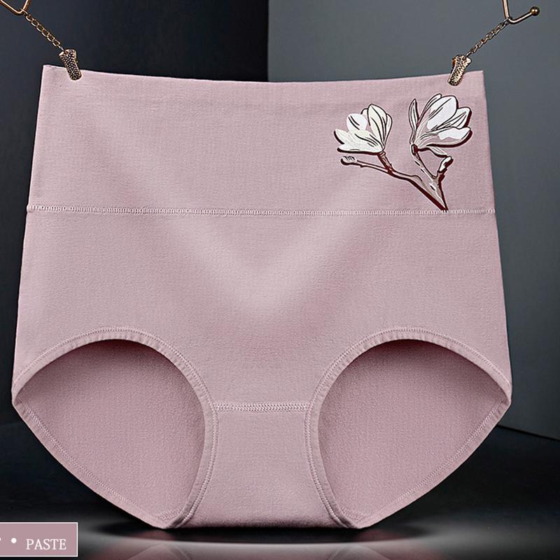 Buy Women's High Waist Underwear Cotton Printing Abdomen Postpartum