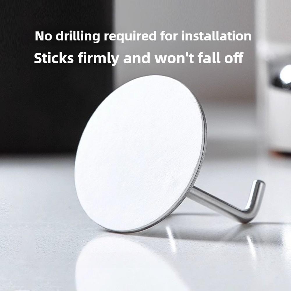 Stainless Steel Hook Wall Rack Selfadhesive Coffee Portafilter Rack Handle Storage Rack Coffee Bottom Filter Holder Tools
