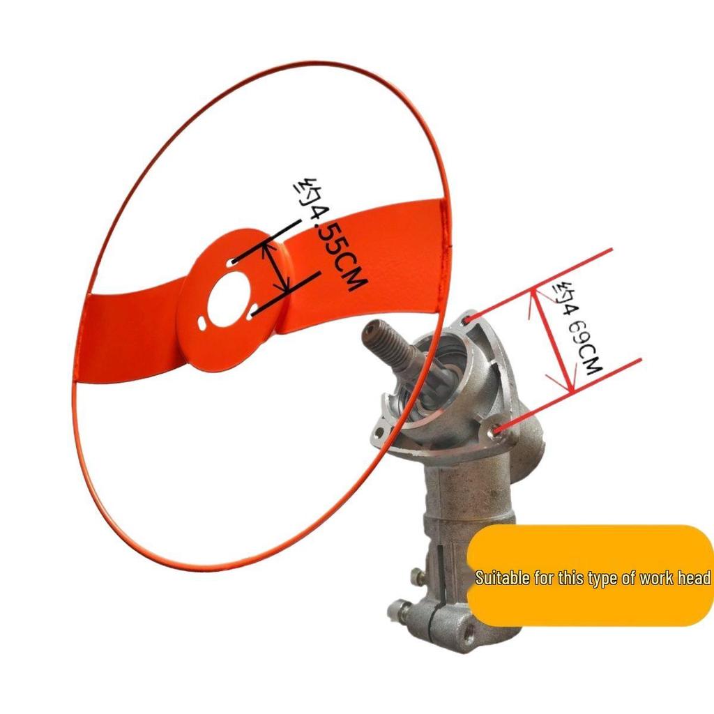 Heavy-Duty Iron Protective Guard for Lawnmowers and Brush Cutters