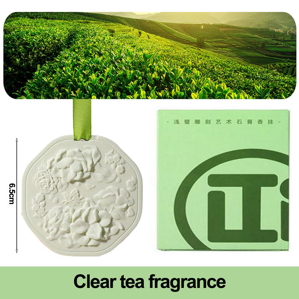 Pandantiv Aromaterapie Auto Foaie Embosată Tablete Parfumate Gips Odorizant de Aer Interior Auto Accesorii Decorative pentru Eliminarea Mirosurilor