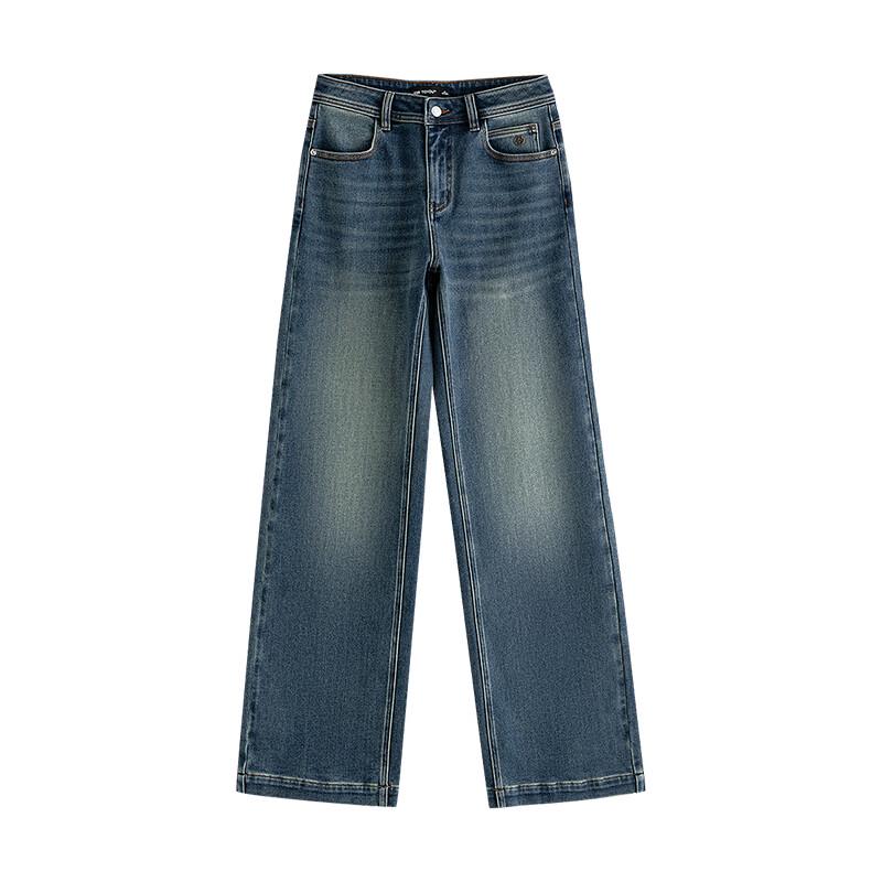 Women's Fleece-Lined Wide-Leg Denim Jeans (2025 Winter)