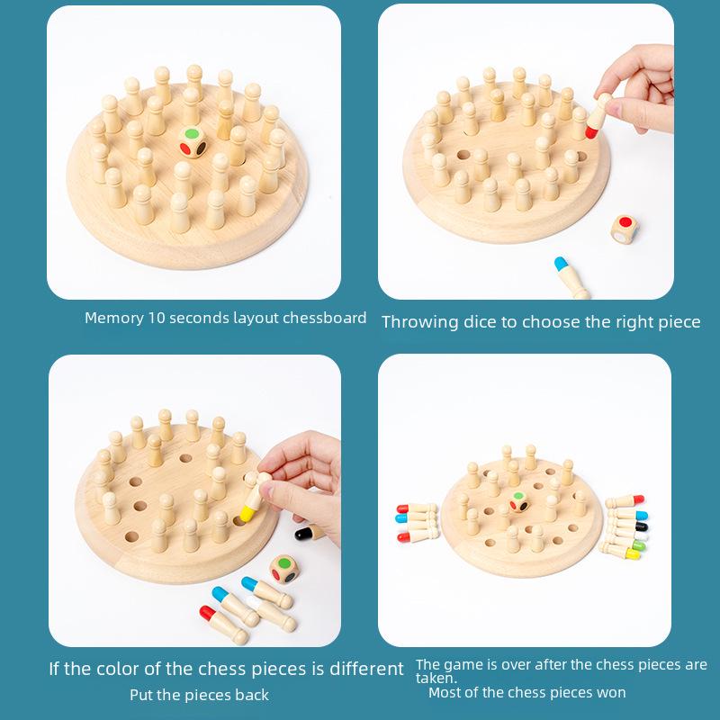 Children's Color Memory Chess: Educational Toy for Logical Thinking and Concentration