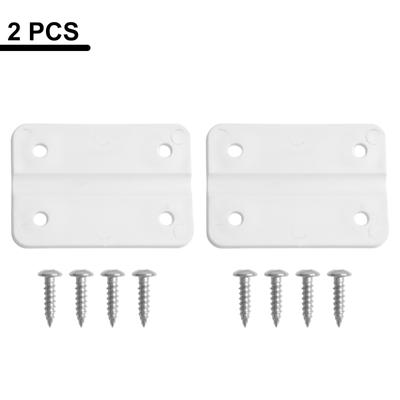 Hinged Components Set Two Reliable Plastic Pieces Plus Eight Strong Steel Fasteners Suitable For Igloo Cooler Repairs