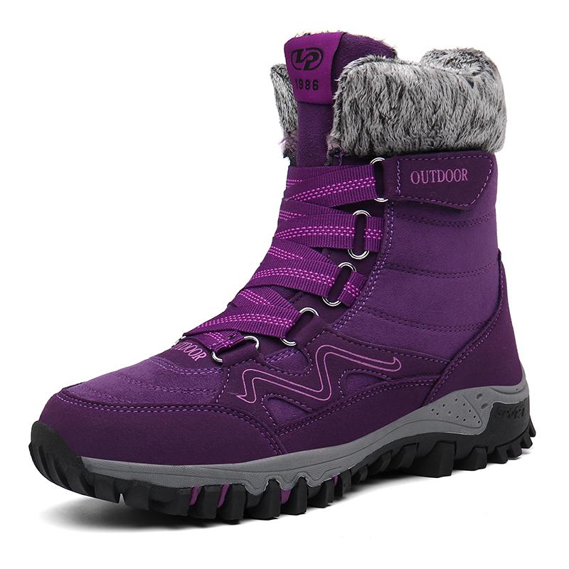 Winter Boots Waterproof Outdoor Women Boots Ankle Snow Boots High Women Footwear