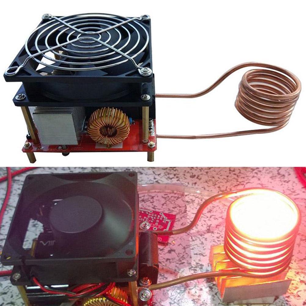 1000W ZVS Induction Heating Plate Board Kit Heater Cooker Coil Tube Low Voltage Induction Heating Board Power Supply Module